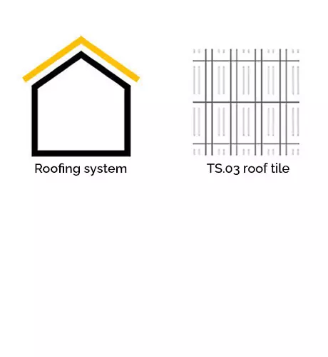 Vestis aluminium - TS.03 Roof Tile