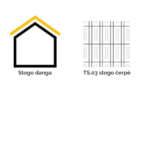 Vestis aluminium - TS.03 Stogo Čerpė
